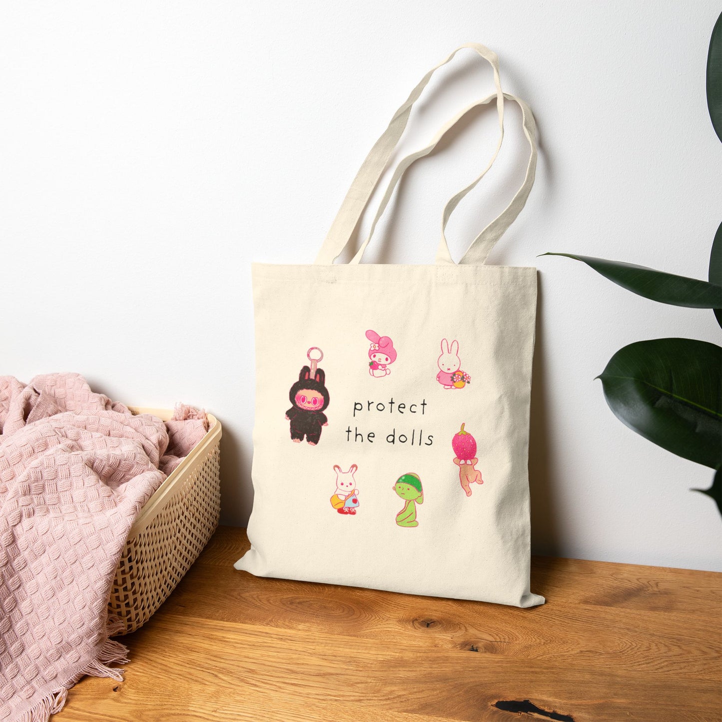 "Protect the Dolls" Trinket Tote Bag