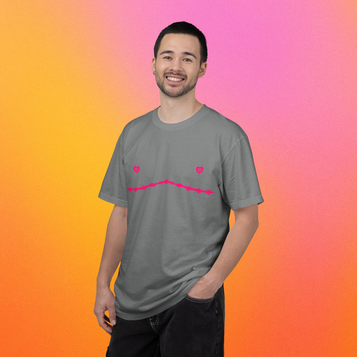Heart Nipple Continuous Top Surgery Scars Tee