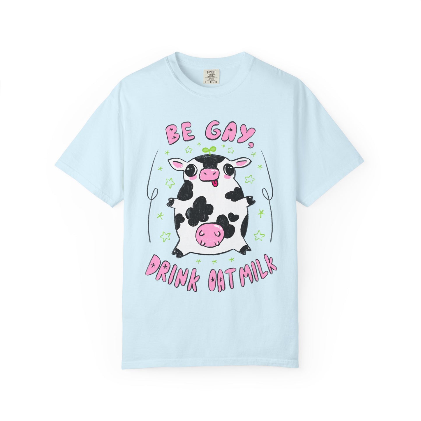 "Be Gay, Drink Oatmilk" Silly Cow T-Shirt