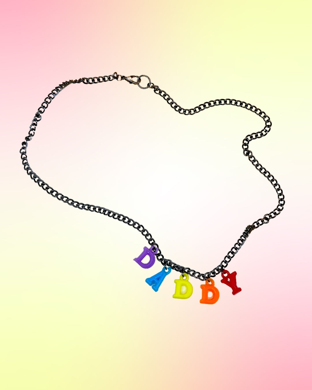 Flagging Pride Letter Necklaces