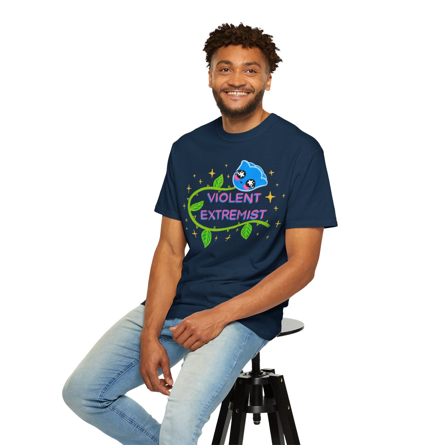 Trans Blue Rose Tee