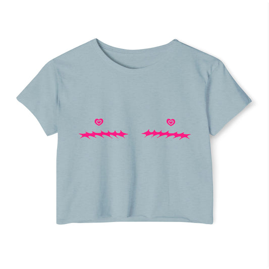Heart Nipple Top Surgery Crop Top Shirt