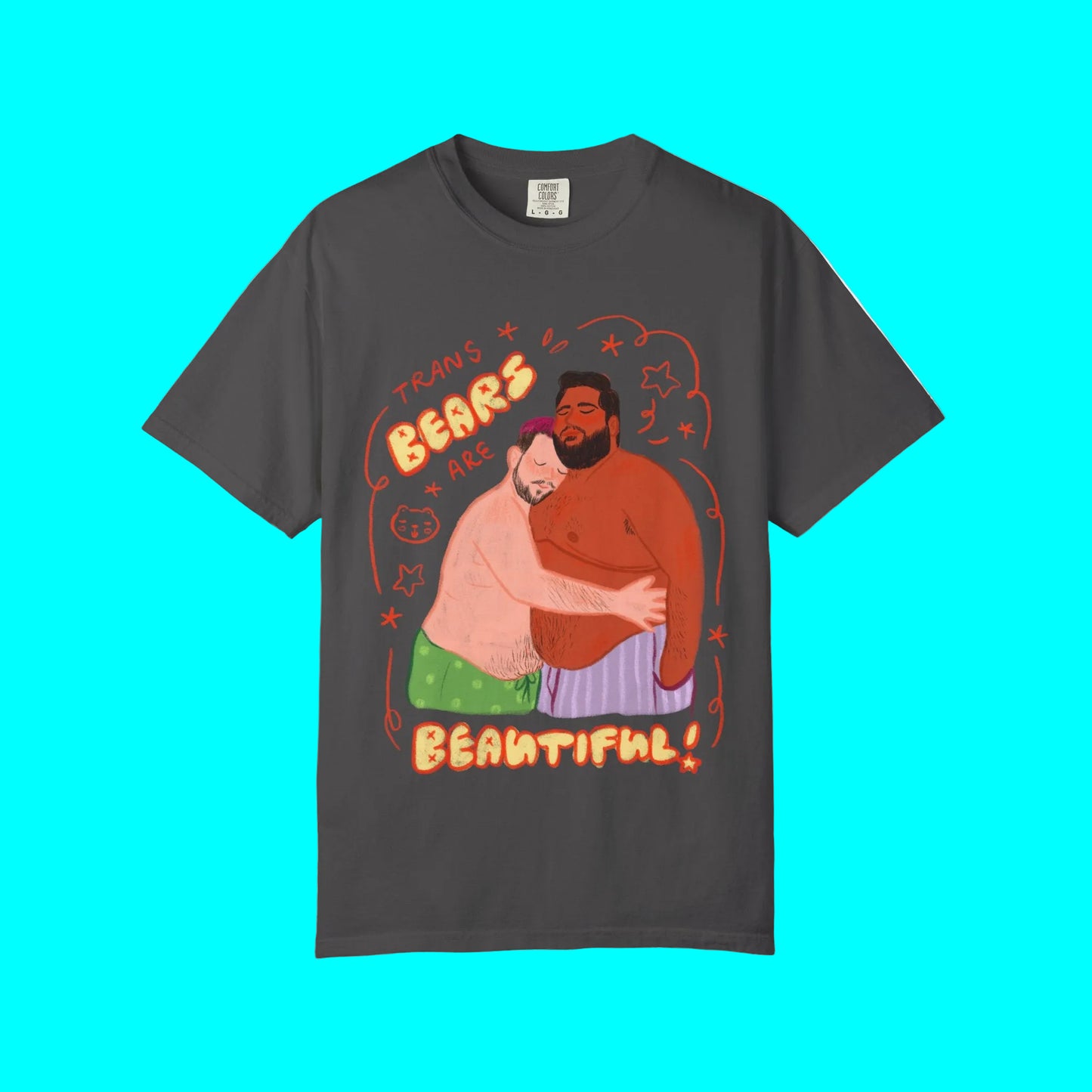 "Trans Bears are Beautiful!" LGBTQ+ Pride Summer T-Shirt
