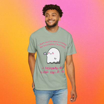 "Republican's Nightmare" Halloween Trans Ghost Tee