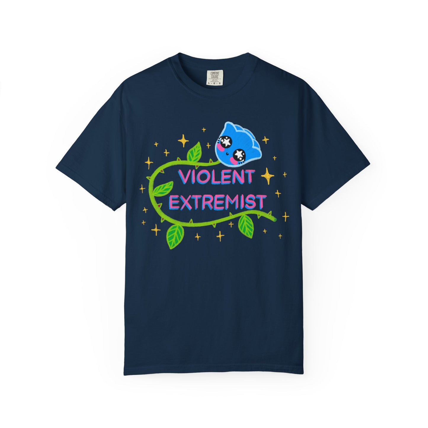 Trans Blue Rose Tee