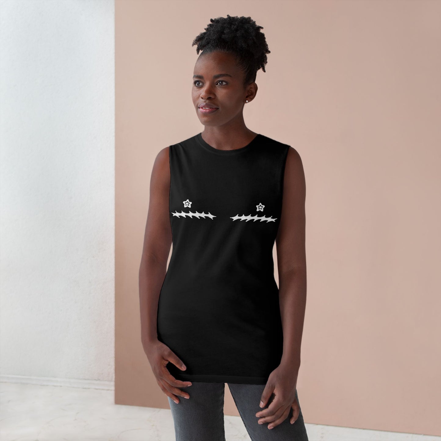 Star Nipple Top Surgery Scars Tank Top