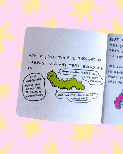 Trans-masculine Non-binary Caterpillar Zine