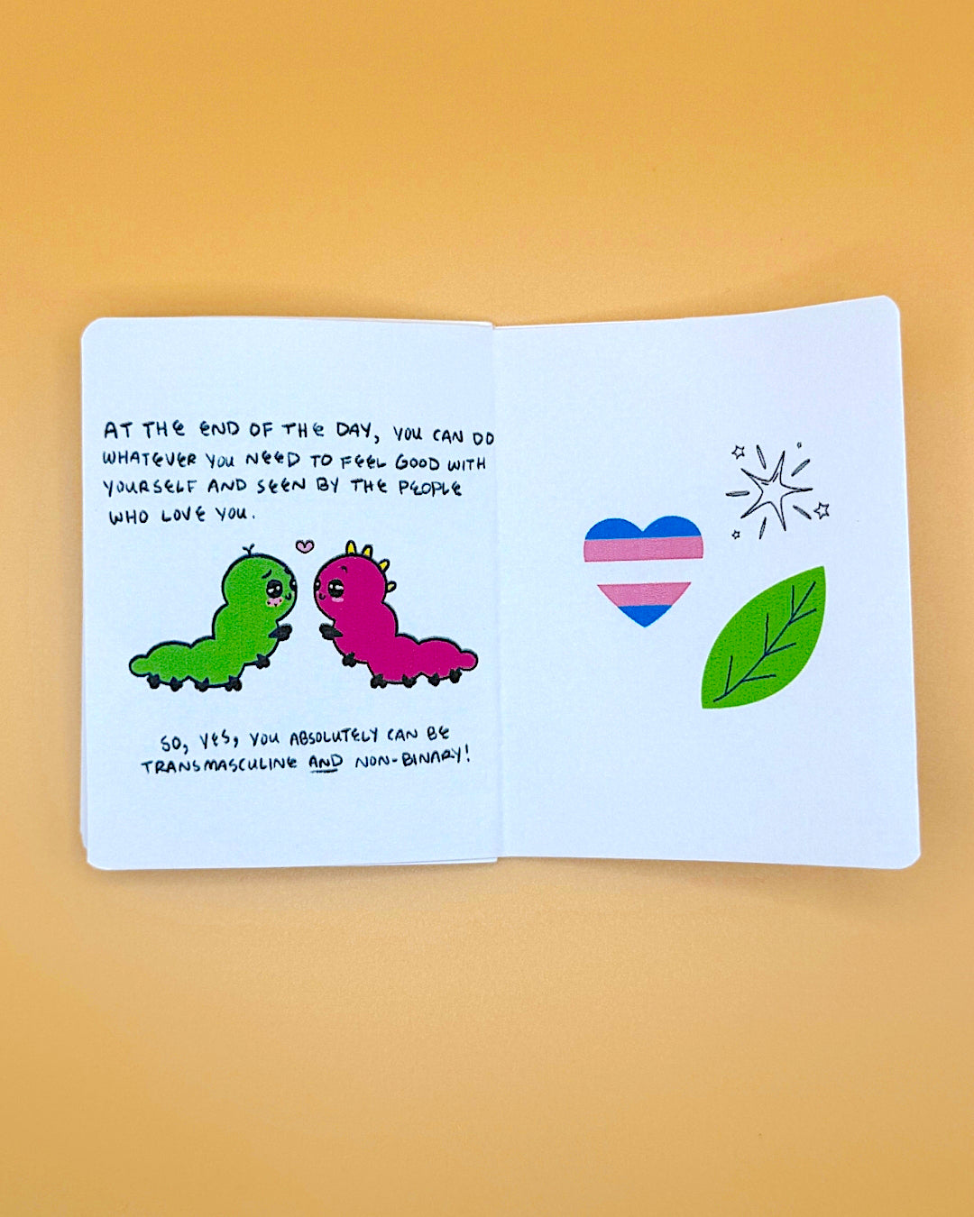 Trans and Nonbinary Caterpillar Zine