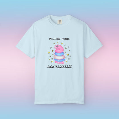 Protect Trans Rightssssss Snake Tee 🐍