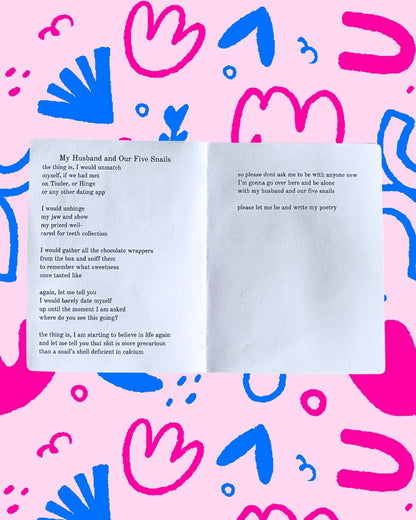 "Burning Up, Walking Away" Relationship Zine