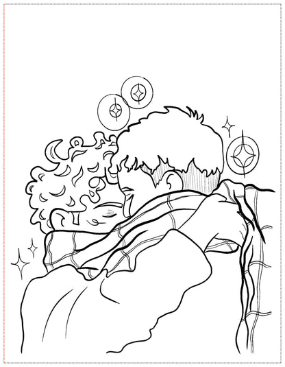 Soft Boys, Trans-Masculine Coloring Book (Digital Download)