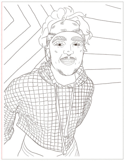 Soft Boys, Trans-Masculine Coloring Book (Digital Download)