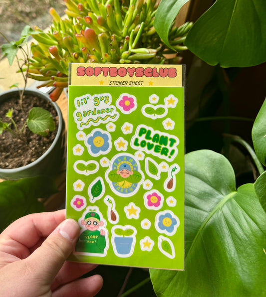 Plant/Gardener Sticker Sheet