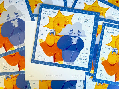 Sunny & Cloudy (Prints & Cards)