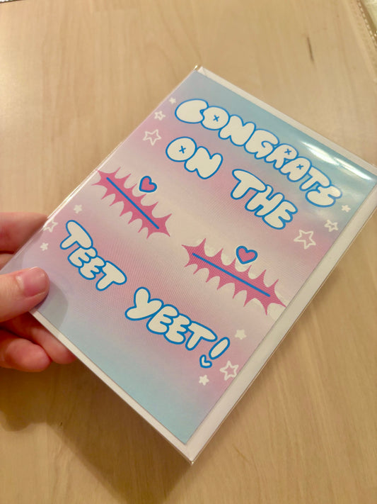 Congrats on the Teet Yeet Card