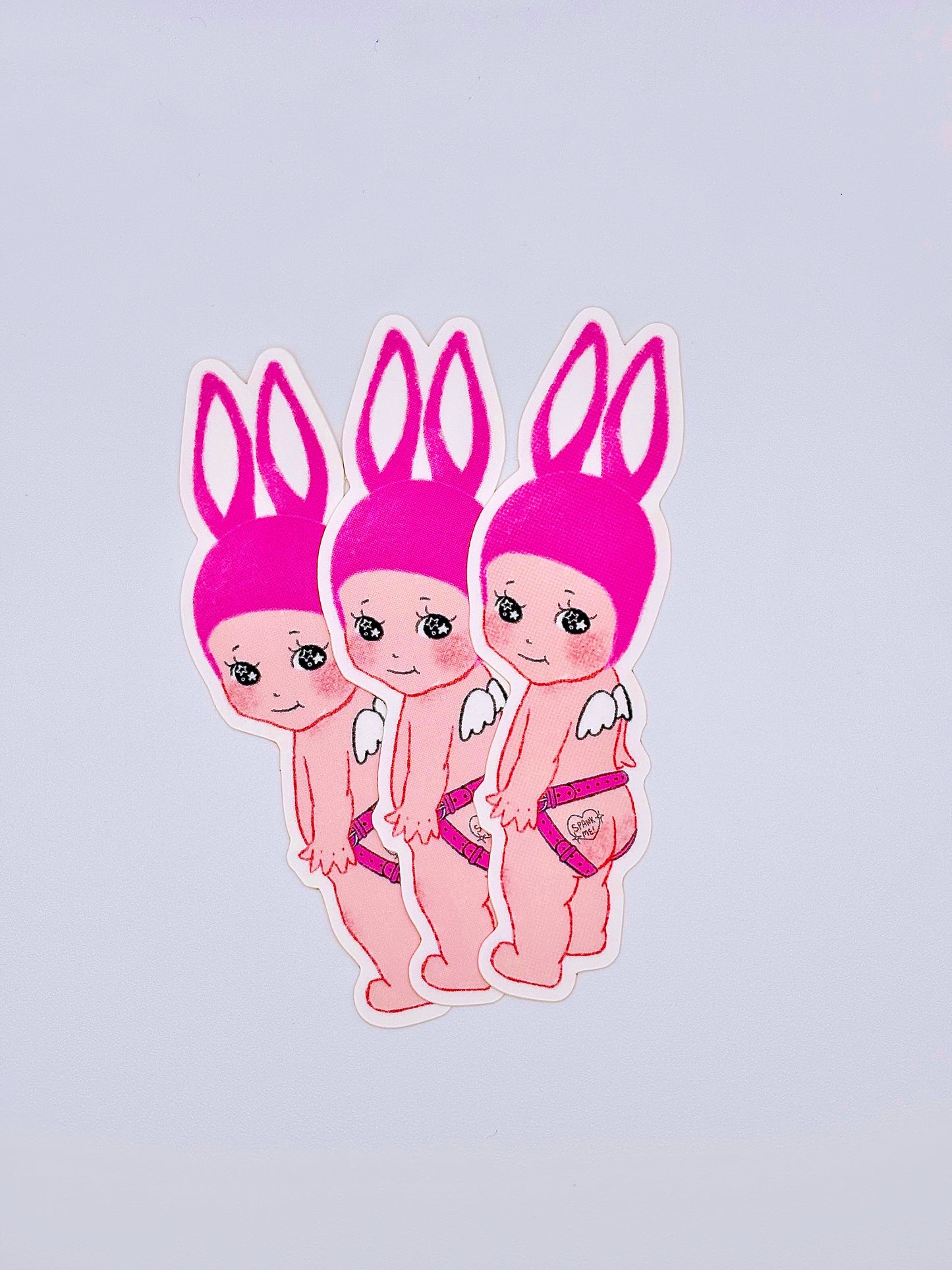 Kinky Pink Softie Angel Sticker