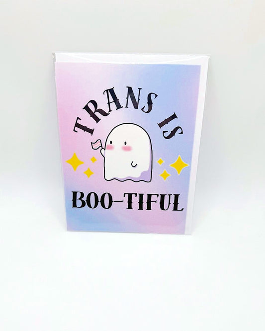 Trans is Boo-tiful Card
