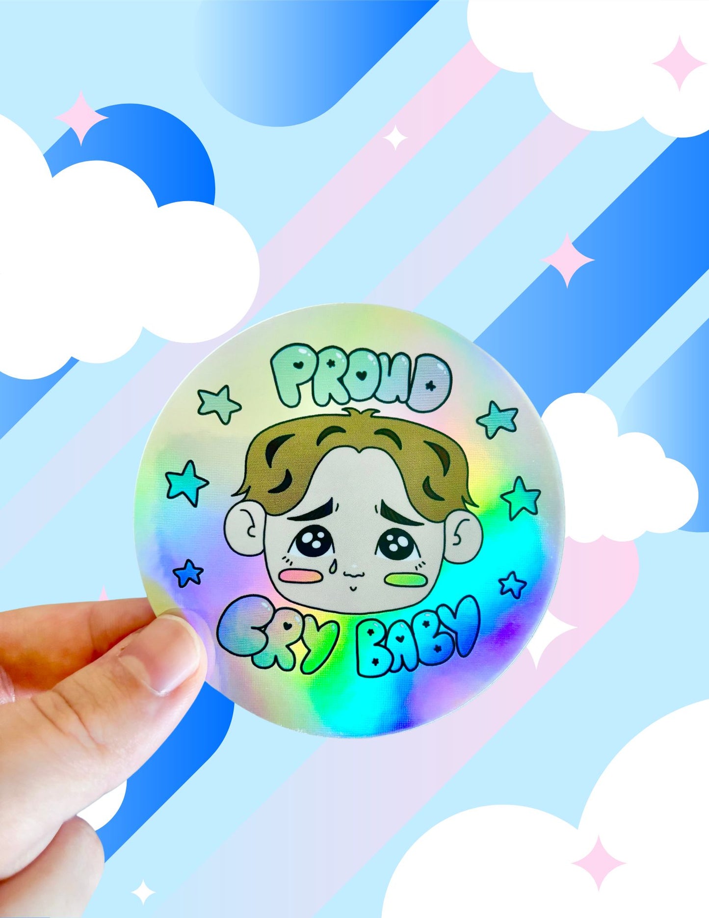 Proud Cry Baby Sticker