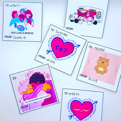 Valentine's Printable Cards FREE DIGITAL DOWNLOAD