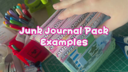 Junk Journal Packs! 🖍️✂️✨