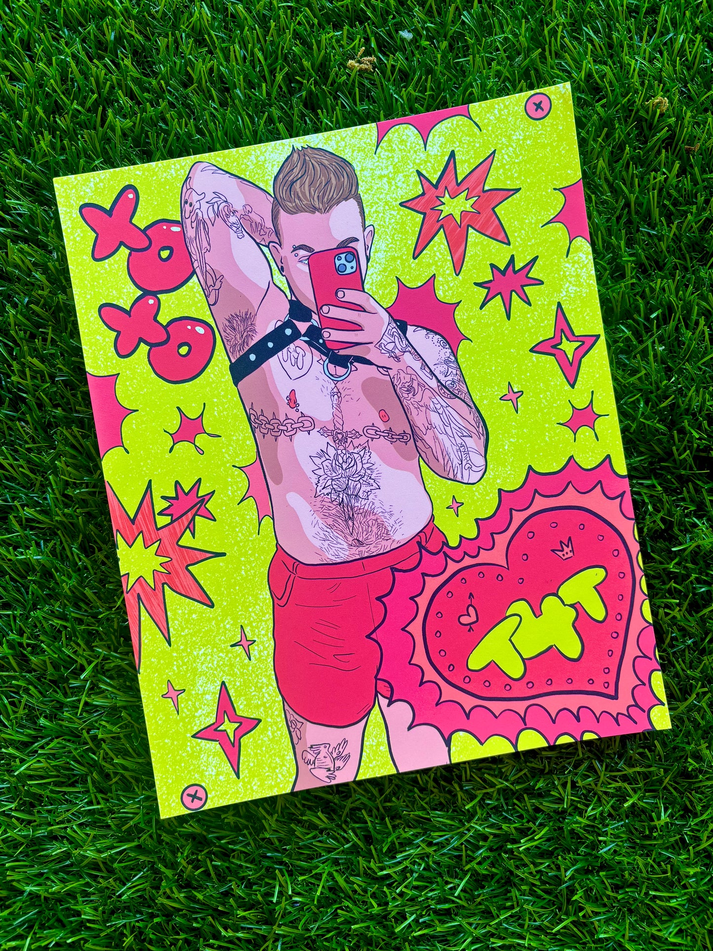 T4T Kinky Trans Masculine 8x10" Art Print