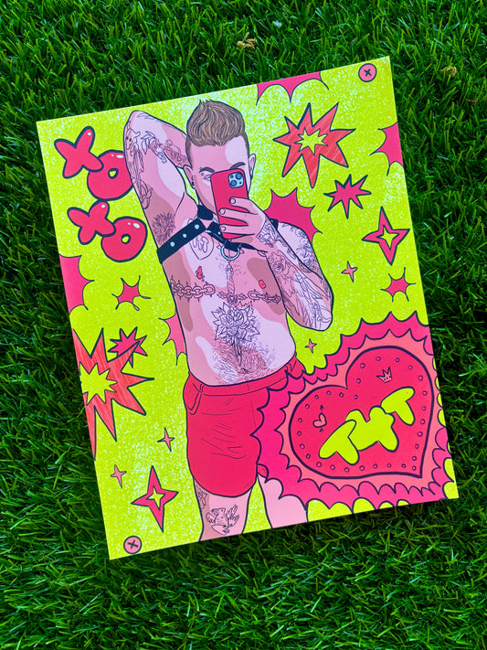 T4T Kinky Trans Masculine 8x10" Art Print