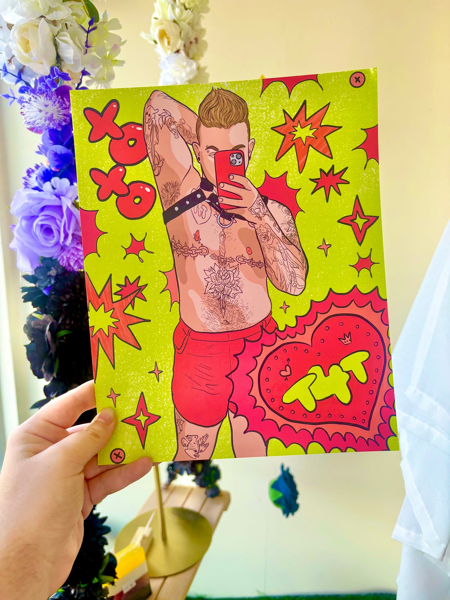T4T Kinky Trans Masculine 8x10" Art Print
