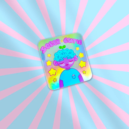 Sober Cutie Sticker