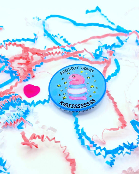 Protect Trans Kidsssss Acrylic Pin